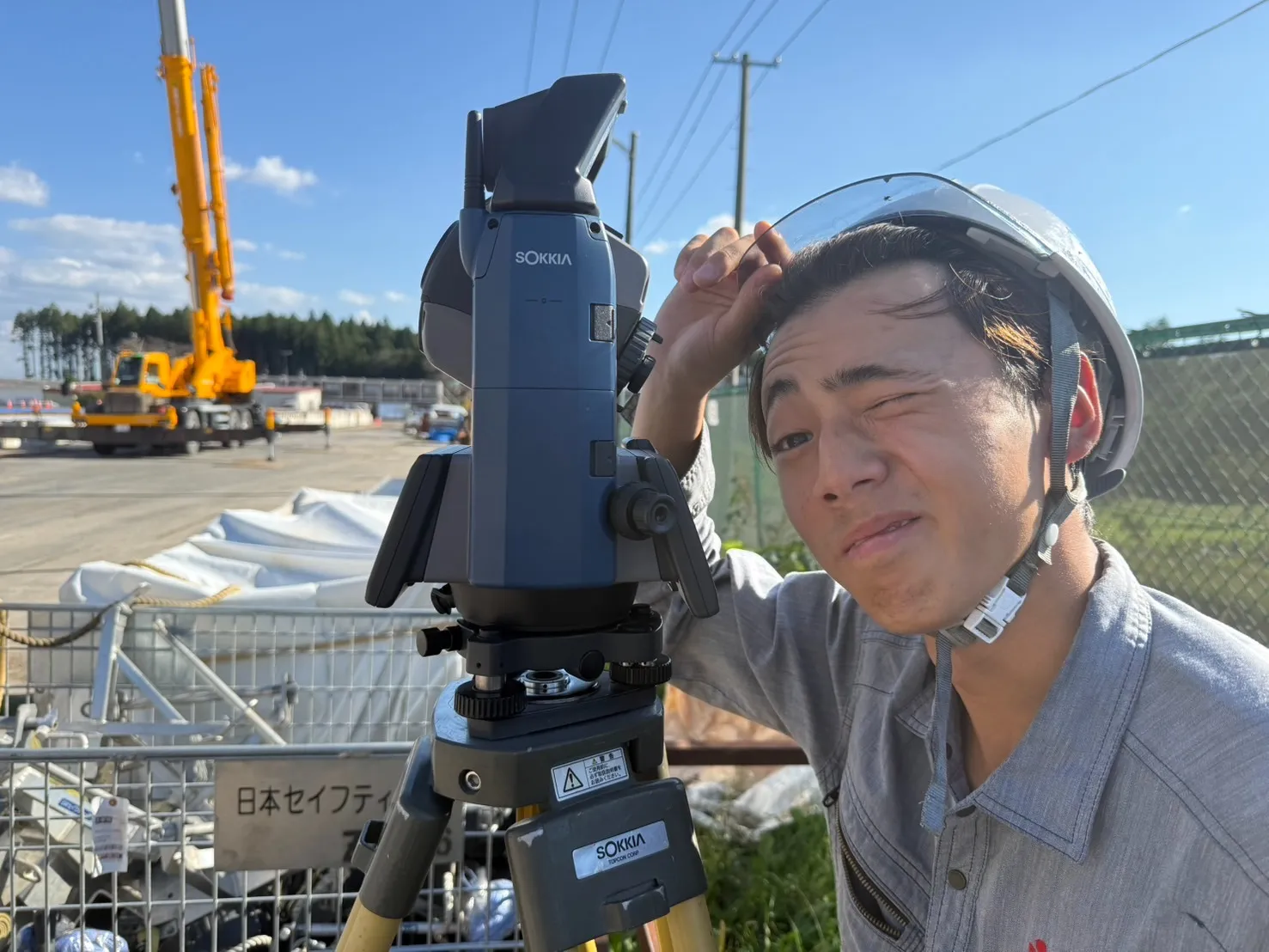 4月に入社した新入社員も頑張っています！　建築現場は休みなし！