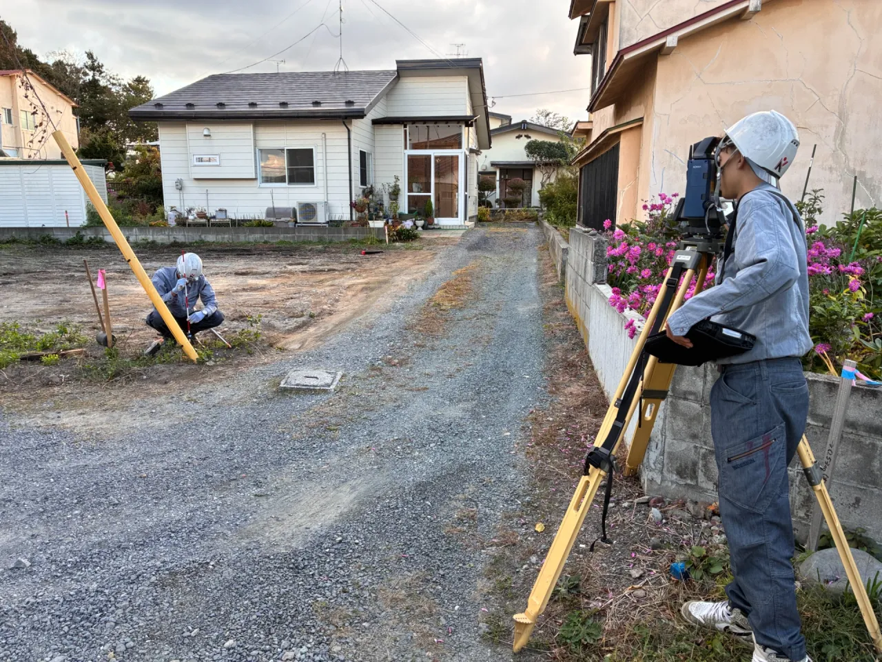十和田市内で分筆測量のご依頼